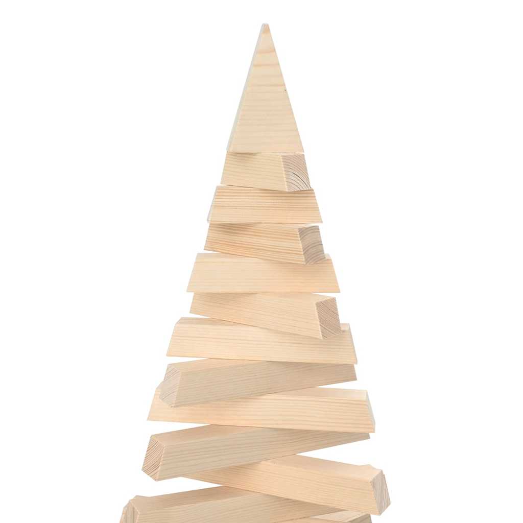 vidaXL Drewniana choinka świąteczna do dekoracji 150 cm, lite drewno sosnowe