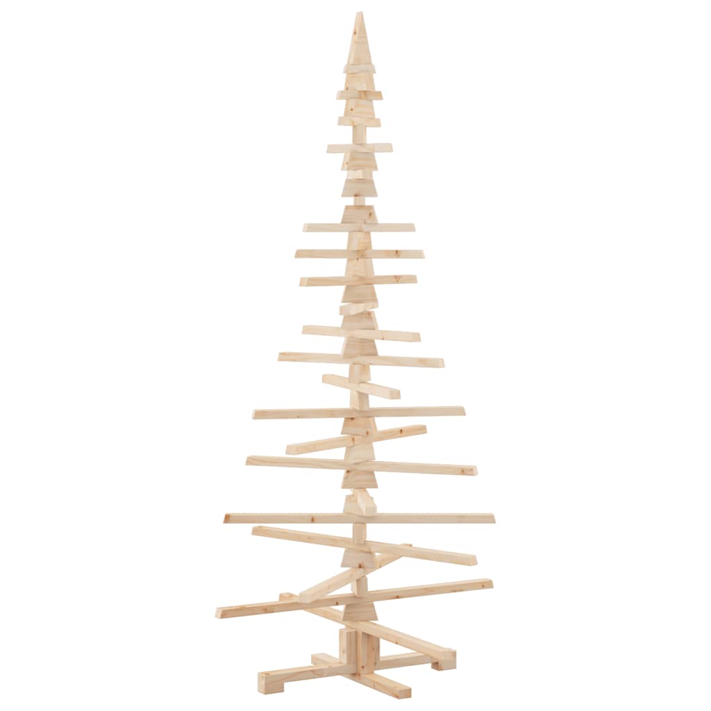 vidaXL Drewniana choinka do udekorowania, 180 cm, lite drewno sosnowe