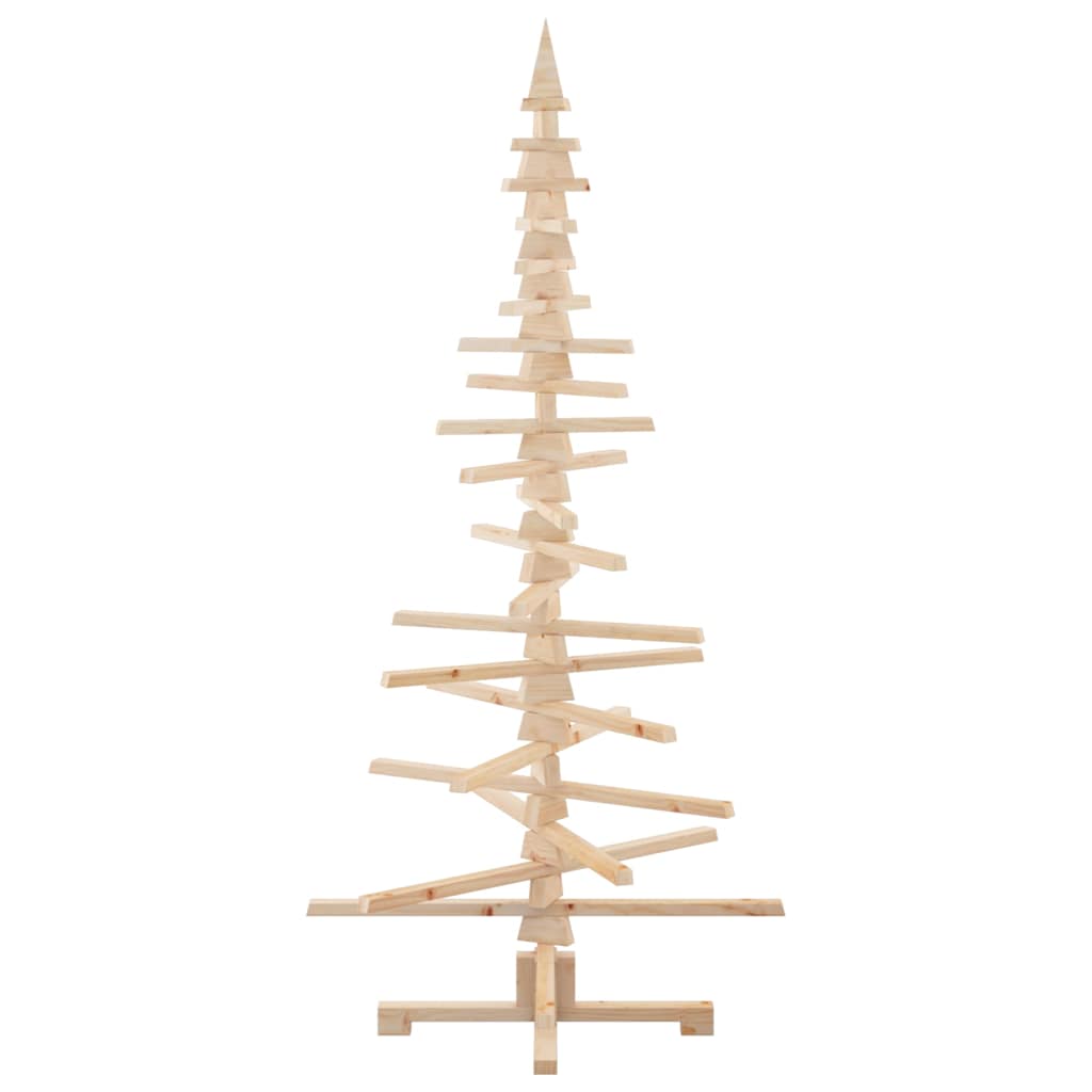 vidaXL Drewniana choinka do udekorowania, 180 cm, lite drewno sosnowe