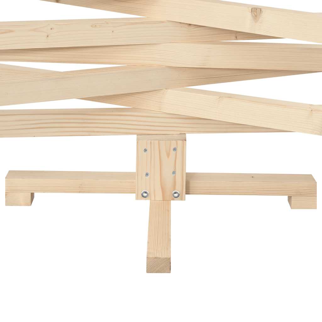 vidaXL Drewniana choinka do udekorowania, 180 cm, lite drewno sosnowe