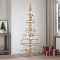 vidaXL Drewniana choinka do udekorowania, 180 cm, lite drewno sosnowe