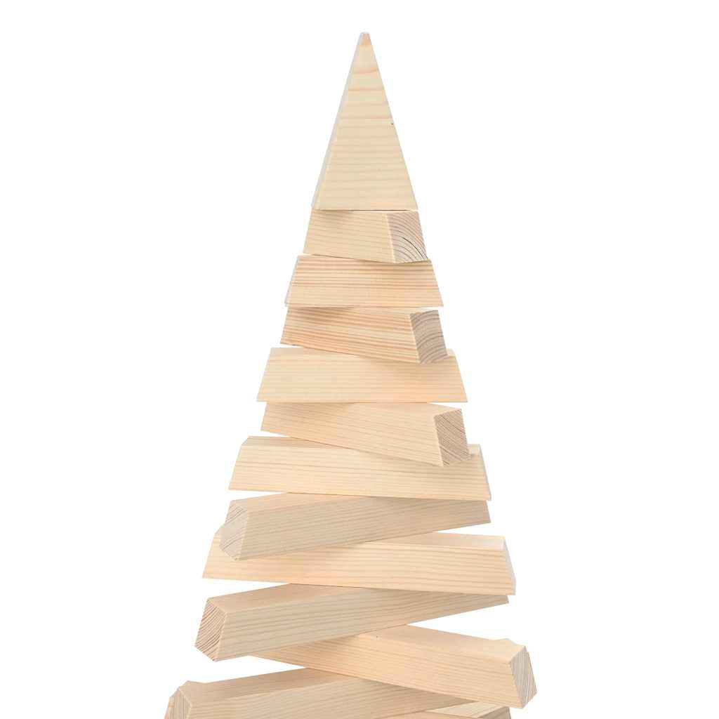vidaXL Drewniana choinka do udekorowania, 210 cm, lite drewno sosnowe