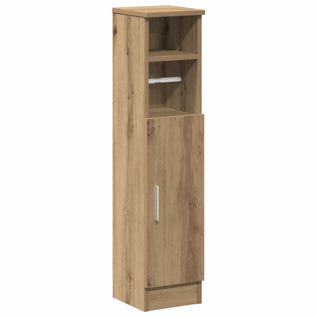 vidaXL Szafka łazienkowa z uchwytem na papier toaletowy Artisan Oak 20,5x22x90 cm