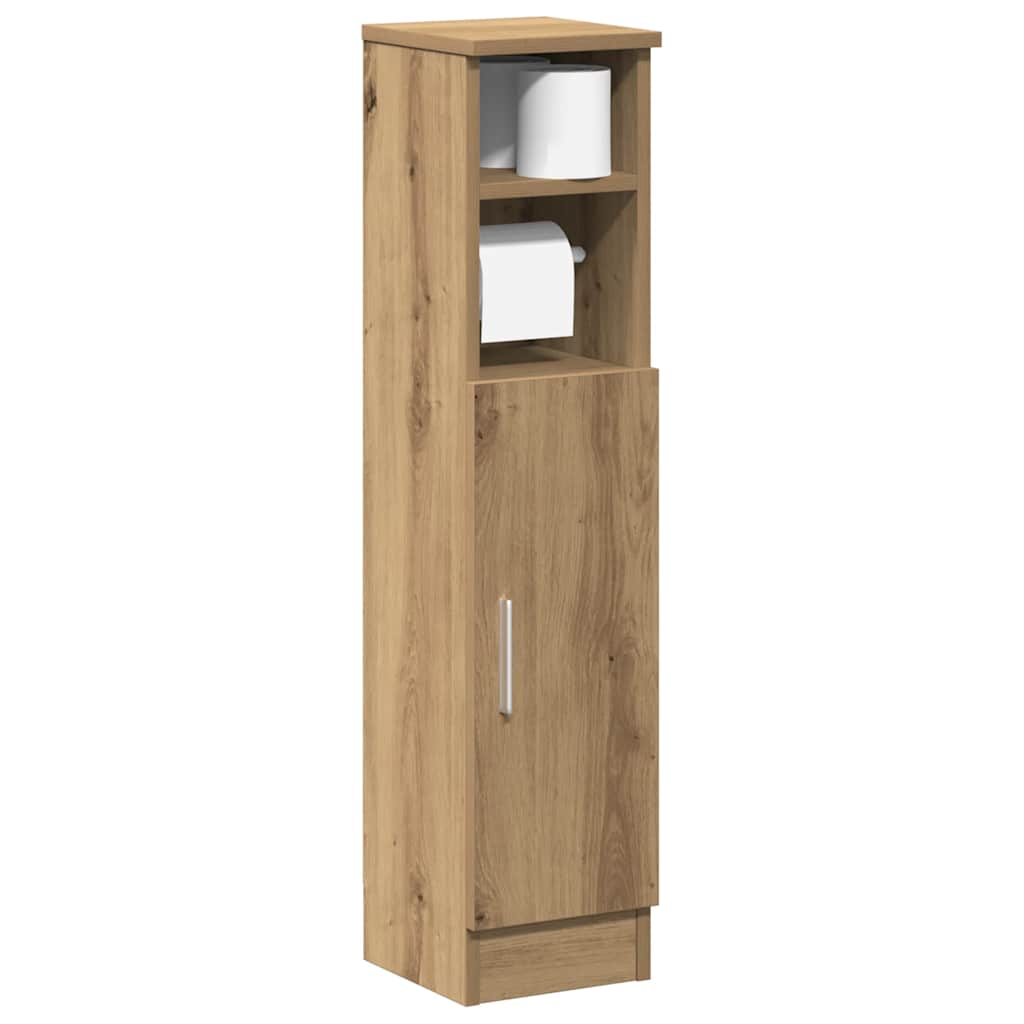 vidaXL Szafka łazienkowa z uchwytem na papier toaletowy Artisan Oak 20,5x22x90 cm