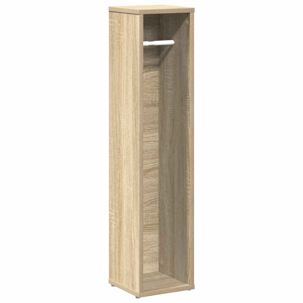 vidaXL Szafka łazienkowa z uchwytem na papier toaletowy Sonoma Oak 20,5x20x90 cm