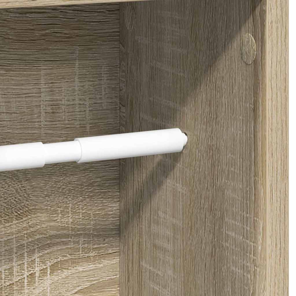 vidaXL Szafka łazienkowa z uchwytem na papier toaletowy Sonoma Oak 20,5x20x90 cm