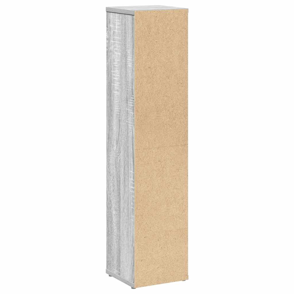 vidaXL Szafka łazienkowa z uchwytem na papier toaletowy Szara Sonoma 20,5x20x90 cm