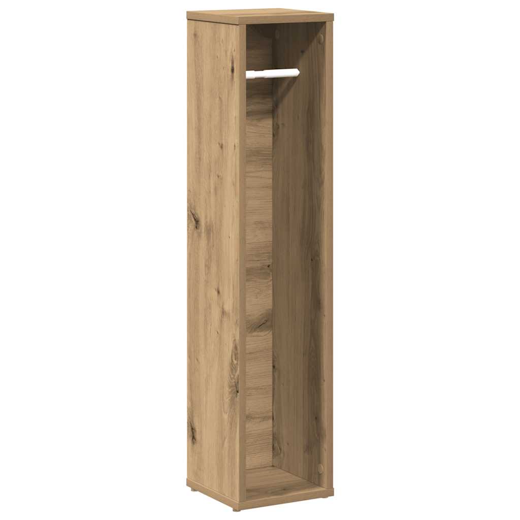 vidaXL Szafka łazienkowa z uchwytem na papier toaletowy Artisan Oak 20,5x20x90 cm