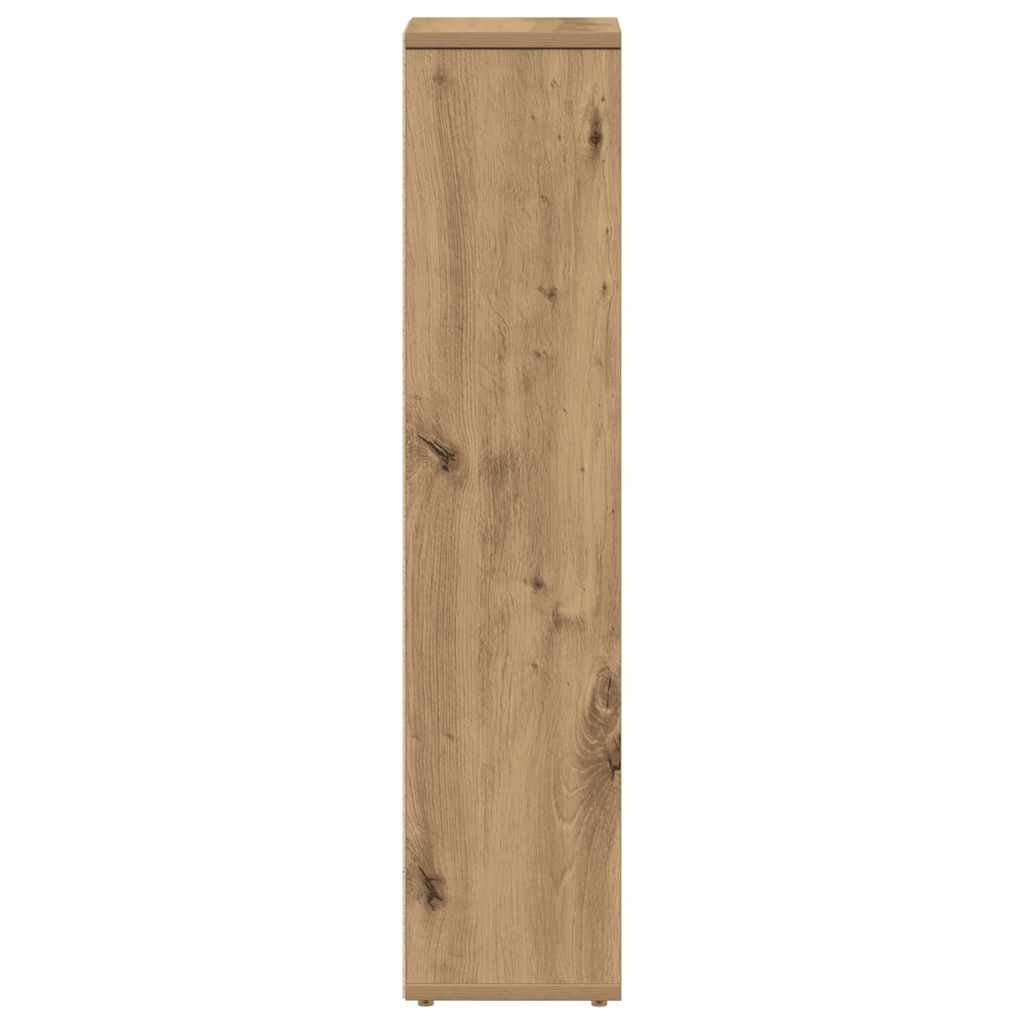 vidaXL Szafka łazienkowa z uchwytem na papier toaletowy Artisan Oak 20,5x20x90 cm