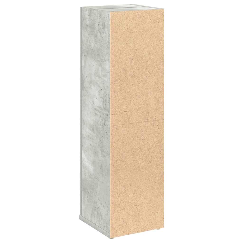 vidaXL Szafka łazienkowa z uchwyty na rolki kolor betonu 20,5x22x72 cm