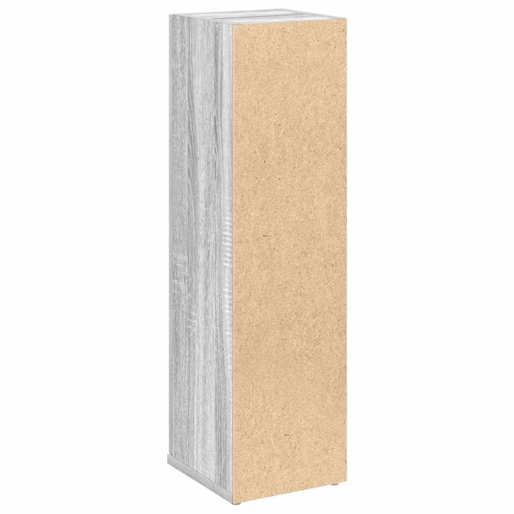 vidaXL Szafka łazienkowa z uchwyty na rolki szary sonoma 20,5x22x72 cm