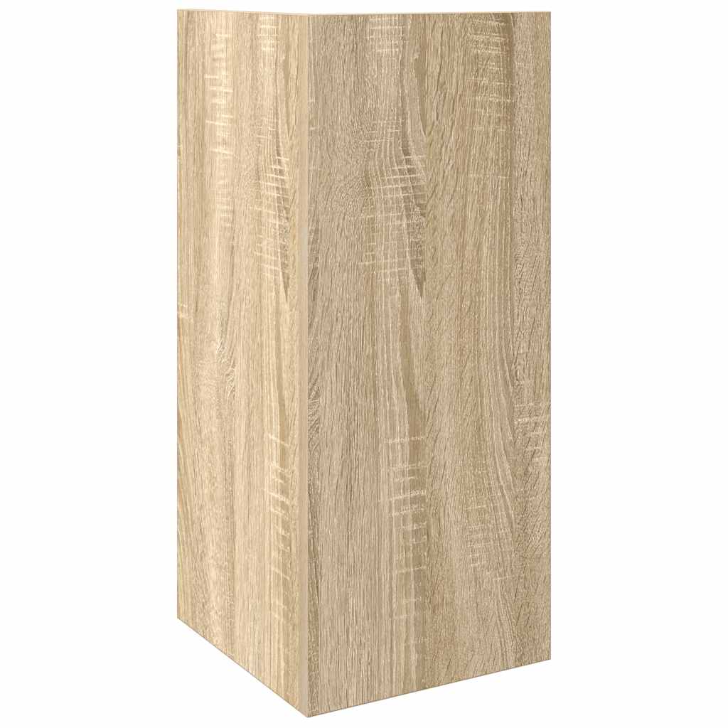 vidaXL Stolik boczny z półką, dąb sonoma, 25,5x27x60 cm