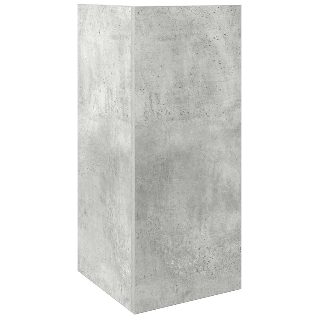 vidaXL Stolik boczny z półką, szarość betonu, 25,5x27x60 cm
