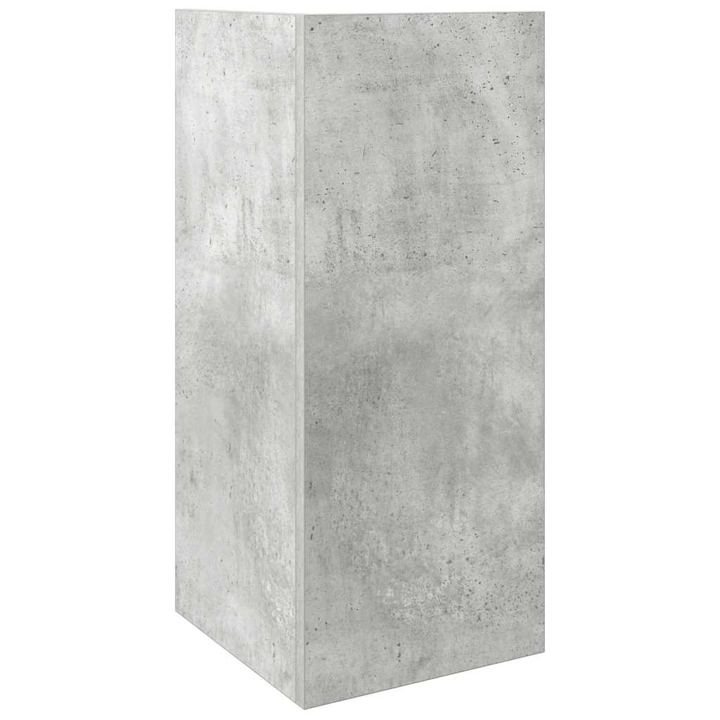 vidaXL Stoliki boczne 2 szt. z półką, szarość betonu, 25,5x27x60 cm
