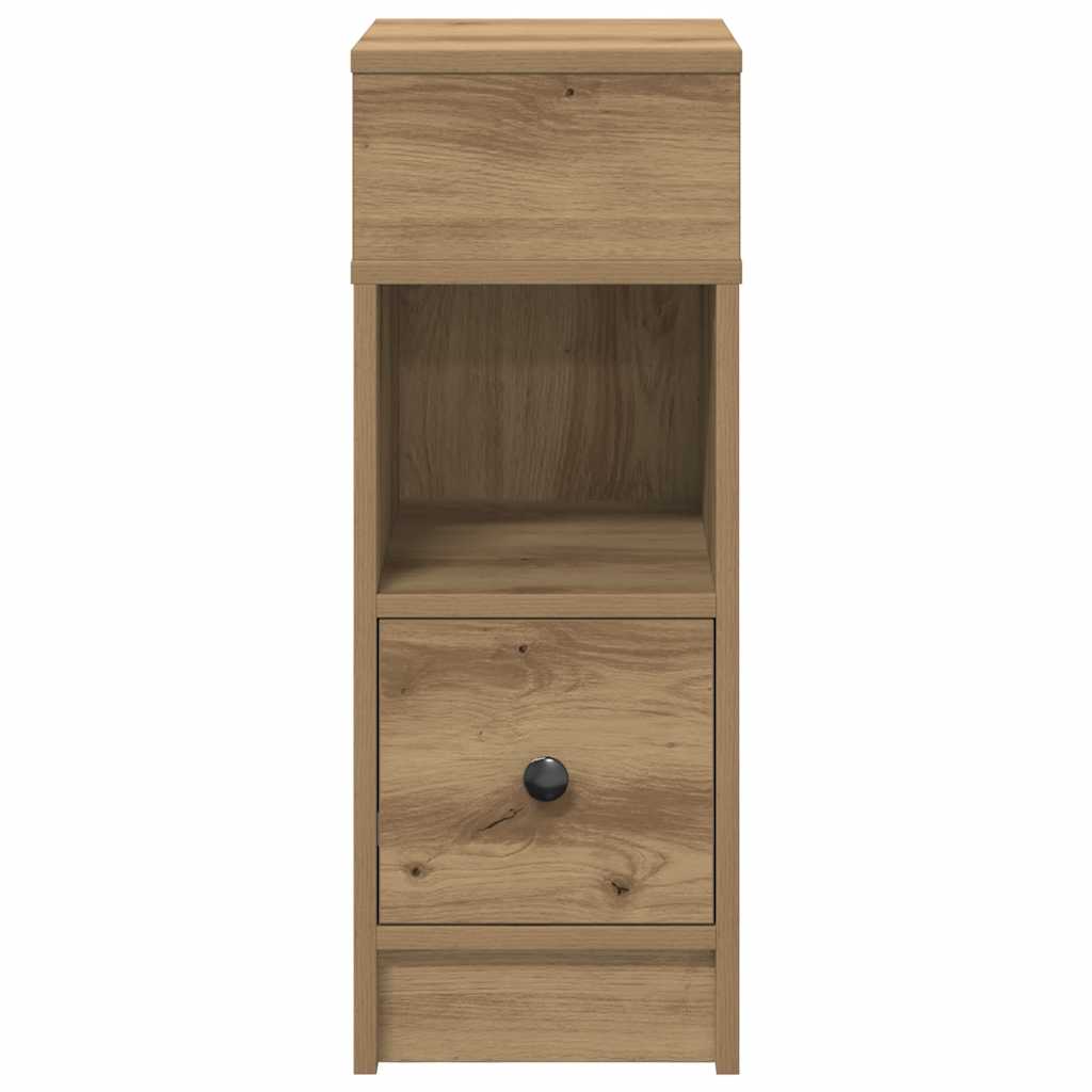 vidaXL Szafka nocna z szufladą Artisan Oak 25x31x66 cm