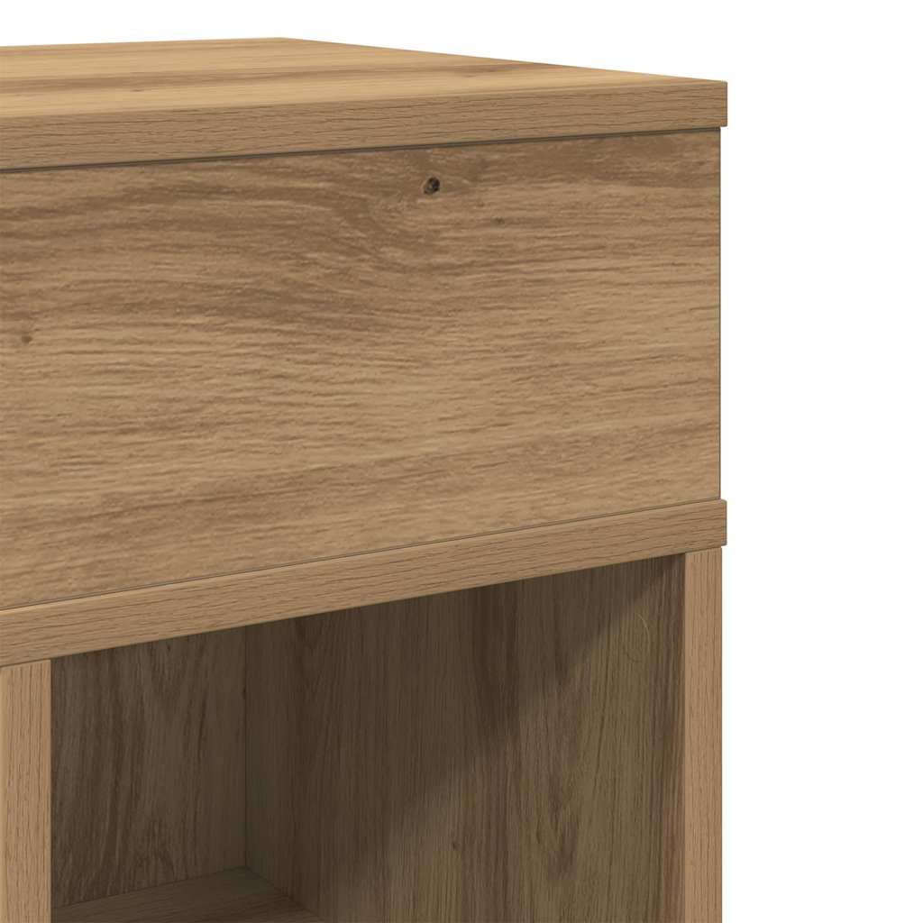 vidaXL Szafka nocna z szufladą Artisan Oak 25x31x66 cm