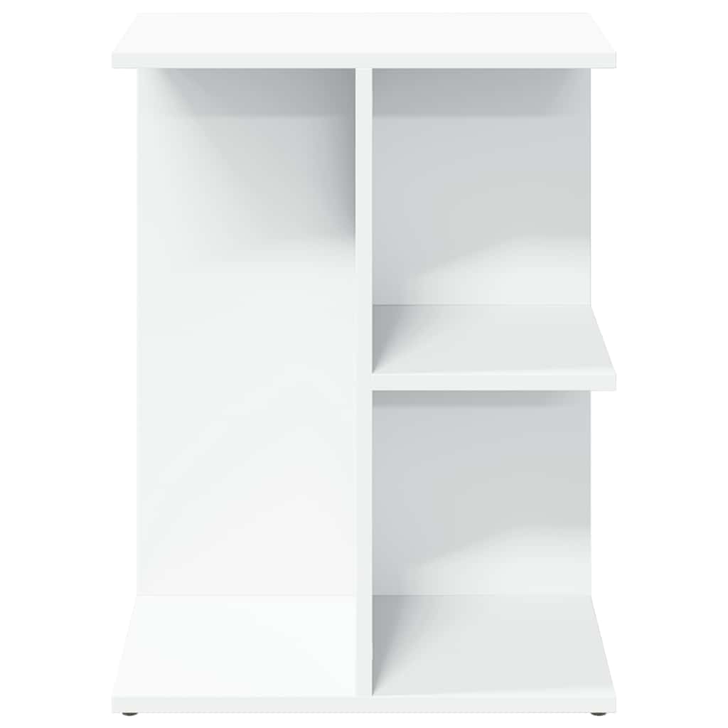 vidaXL Stolik nocny, biała, 46,5x29x61 cm, materiał drewnopochodny