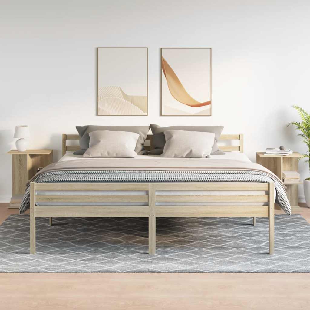 vidaXL Stoliki nocne, 2 szt., dąb sonoma, 46,5x29x61 cm