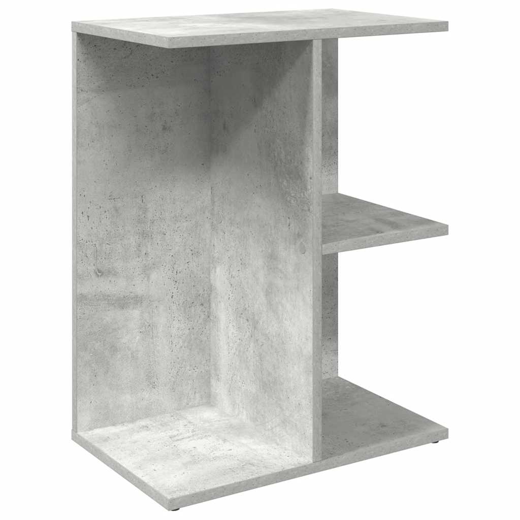 vidaXL Stolik nocny, szarość betonu, 46,5x29x61 cm