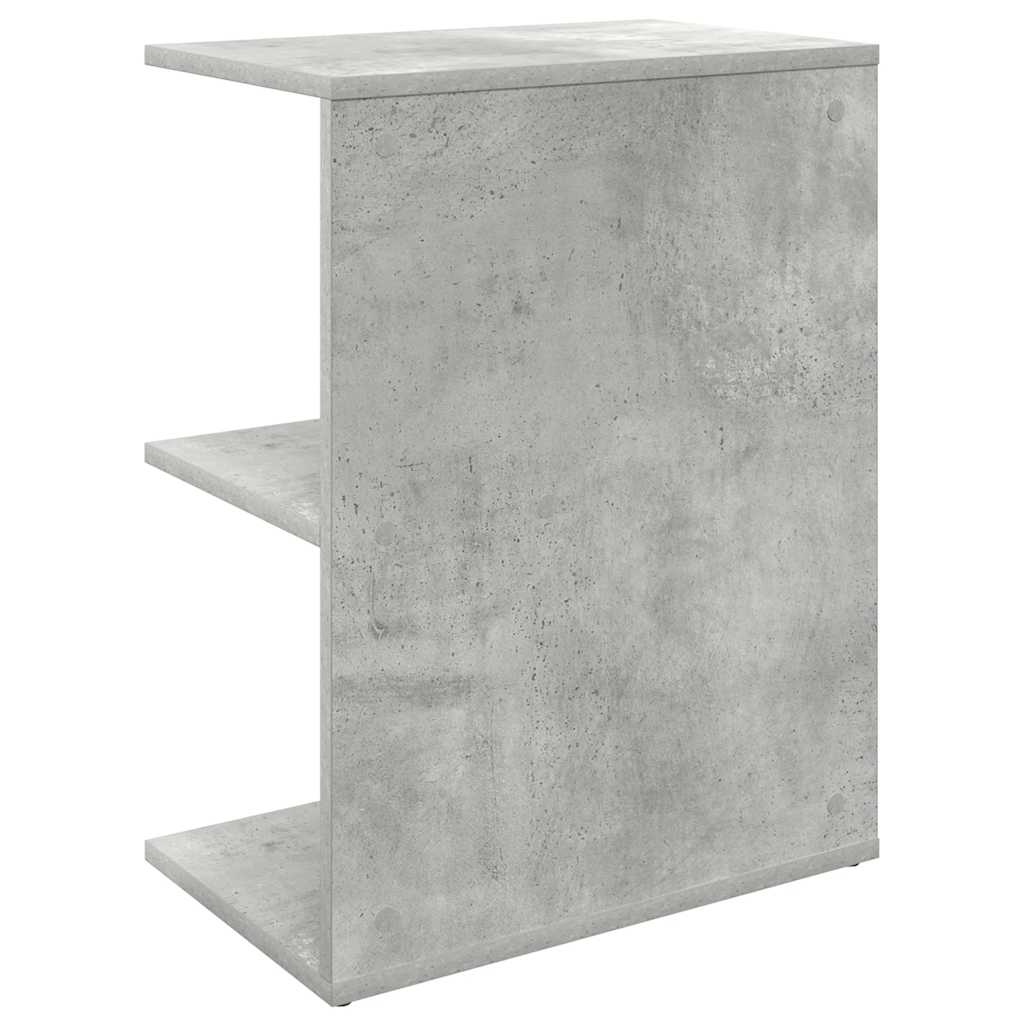 vidaXL Stoliki nocne, 2 szt., szarość betonu, 46,5x29x61 cm