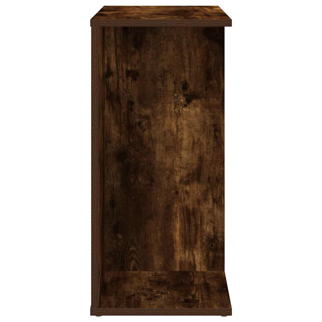 vidaXL Stolik nocny, przydymiony dąb, 46,5x29x61 cm
