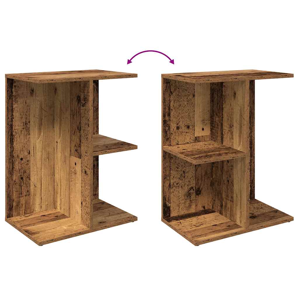 vidaXL Stoliki nocne, 2 szt. stare drewno, 46,5x29x61 cm