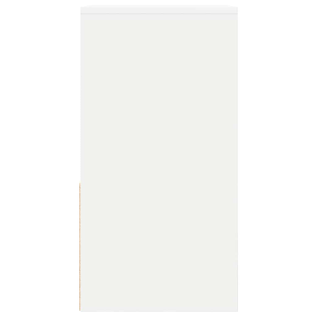 vidaXL Szafki nocne z szufladą, 2 szt., białe, 35x34x66,5 cm