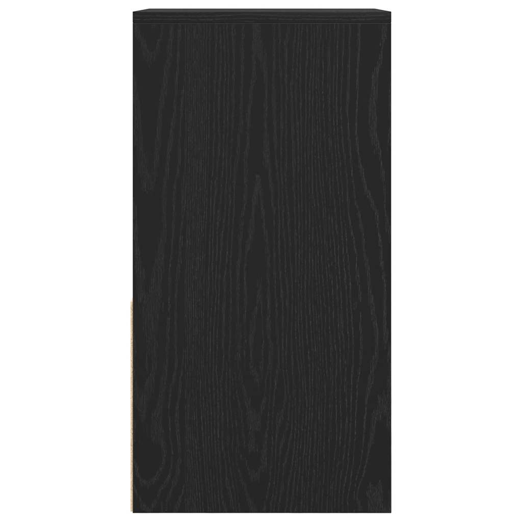vidaXL Szafki nocne z szufladą, 2 szt., czarne, 35x34x66,5 cm