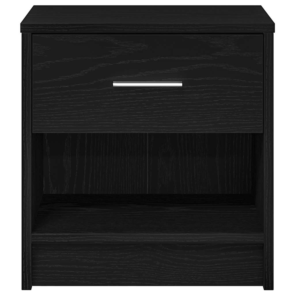 vidaXL Szafki nocne 2 szt. z szufladą czarne 39x28x41 cm