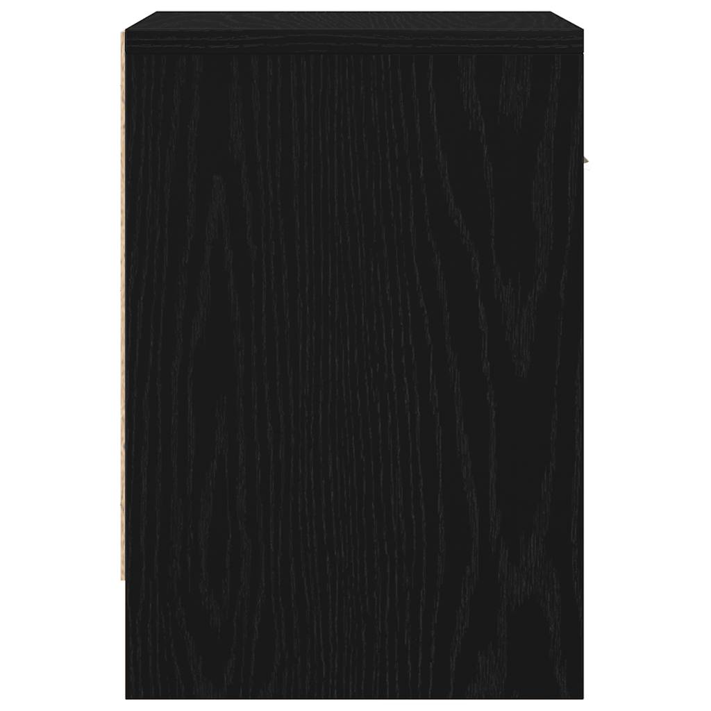 vidaXL Szafki nocne 2 szt. z szufladą czarne 39x28x41 cm
