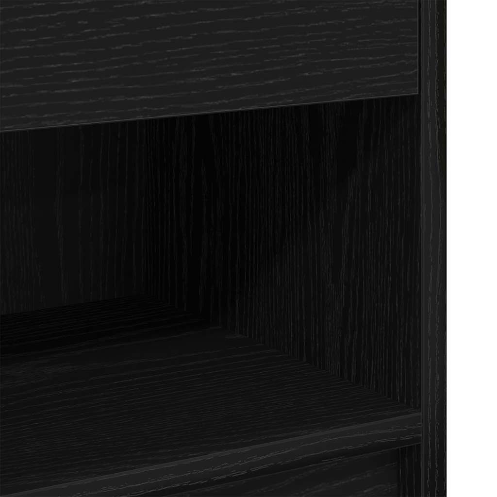 vidaXL Szafki nocne 2 szt. z szufladą czarne 39x28x41 cm