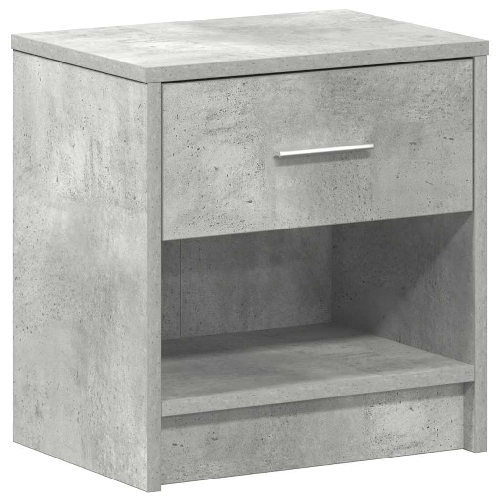vidaXL Szafka nocna z szufladą Betonowy szary 39x28x41 cm