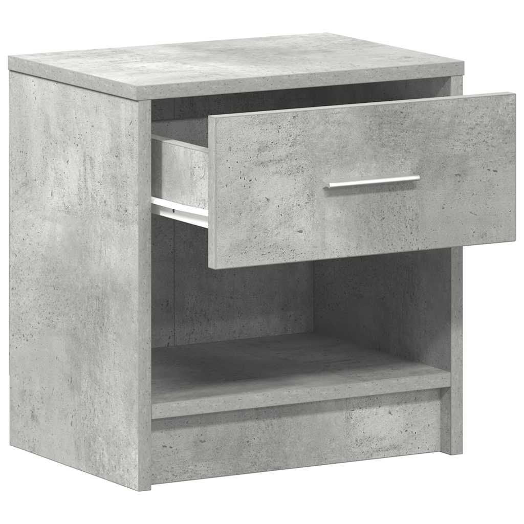 vidaXL Szafka nocna z szufladą Betonowy szary 39x28x41 cm
