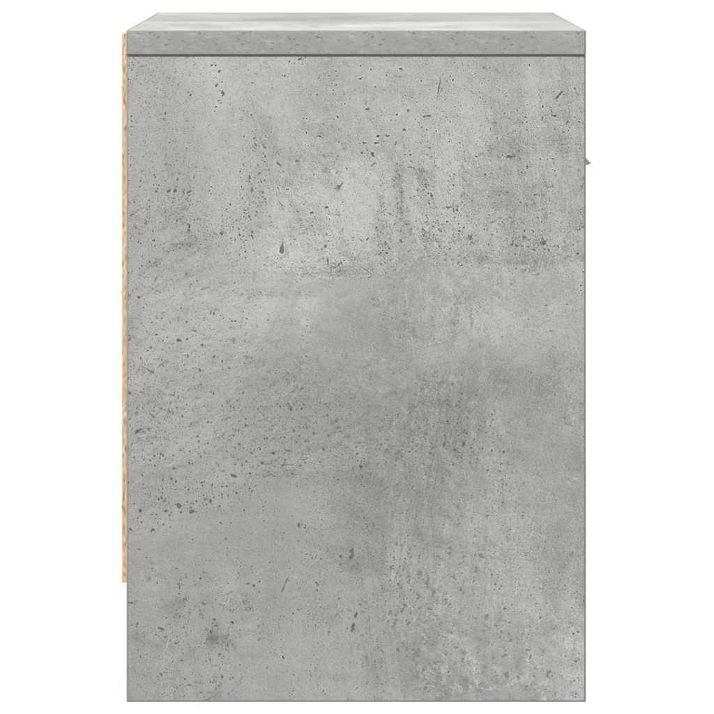vidaXL Szafka nocna z szufladą Betonowy szary 39x28x41 cm