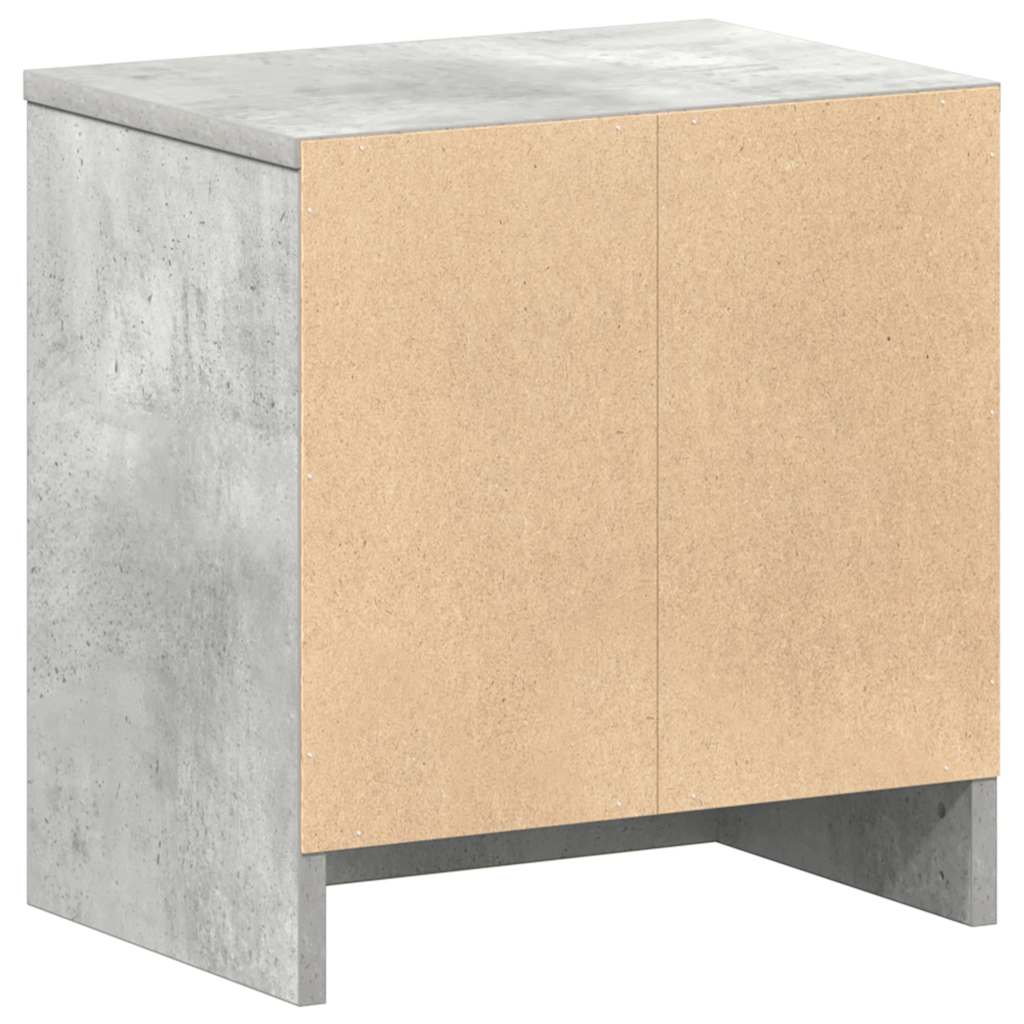 vidaXL Szafka nocna z szufladą Betonowy szary 39x28x41 cm