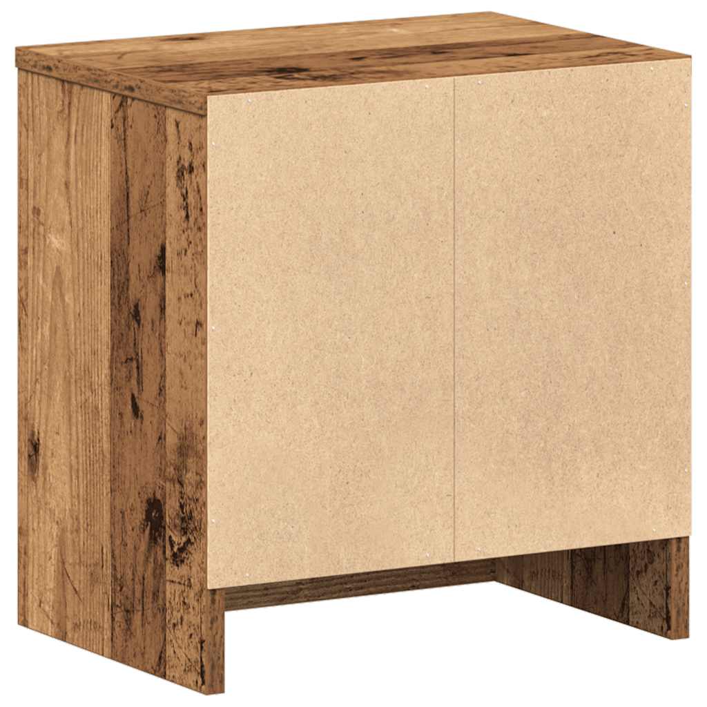 vidaXL Szafka nocna z szufladą Stare drewno 39x28x41 cm