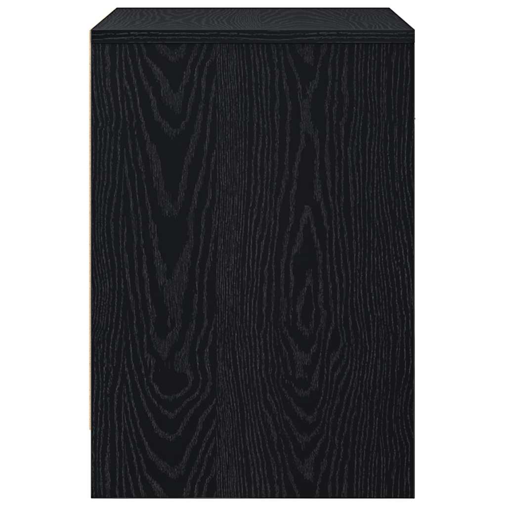 vidaXL Szafki nocne 2 szt. z szufladą czarne 40x34x50 cm