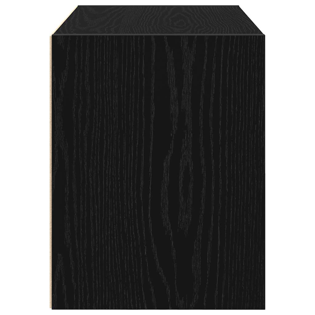 vidaXL Szafka z 2 szufladami, czarne, 60x31x40 cm