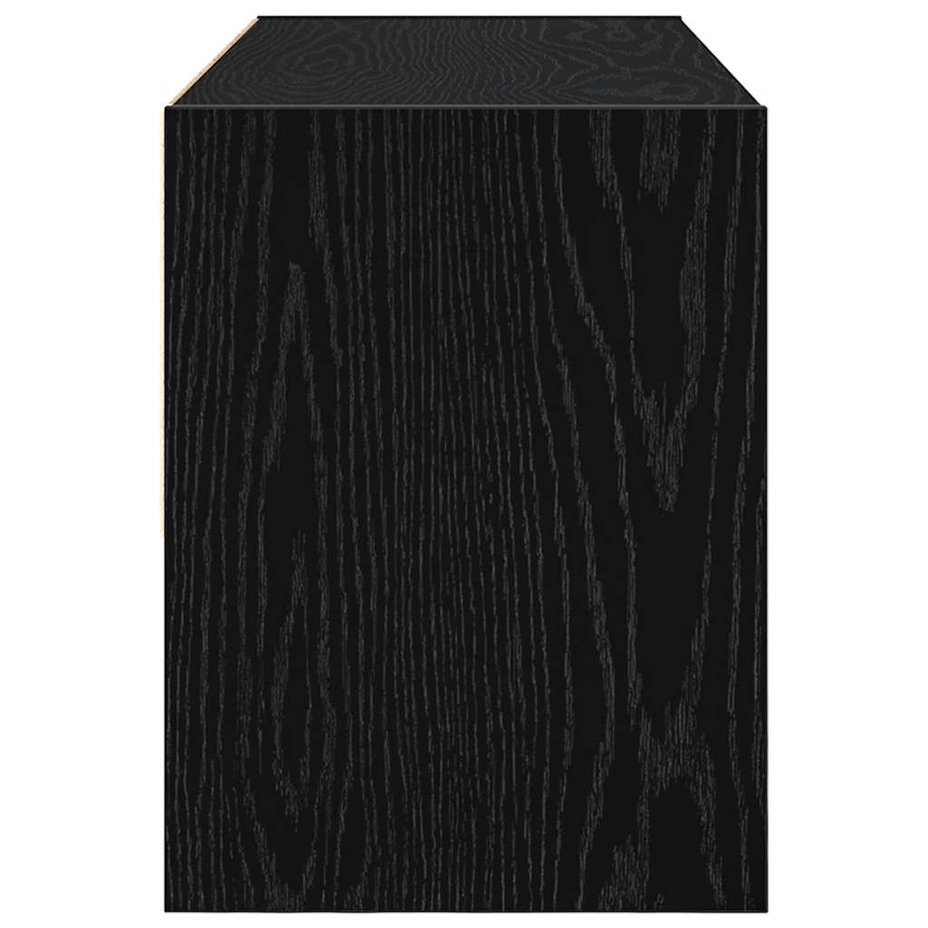 vidaXL Stojak na buty, sztaplowany, czarny, 89,5x30x40 cm