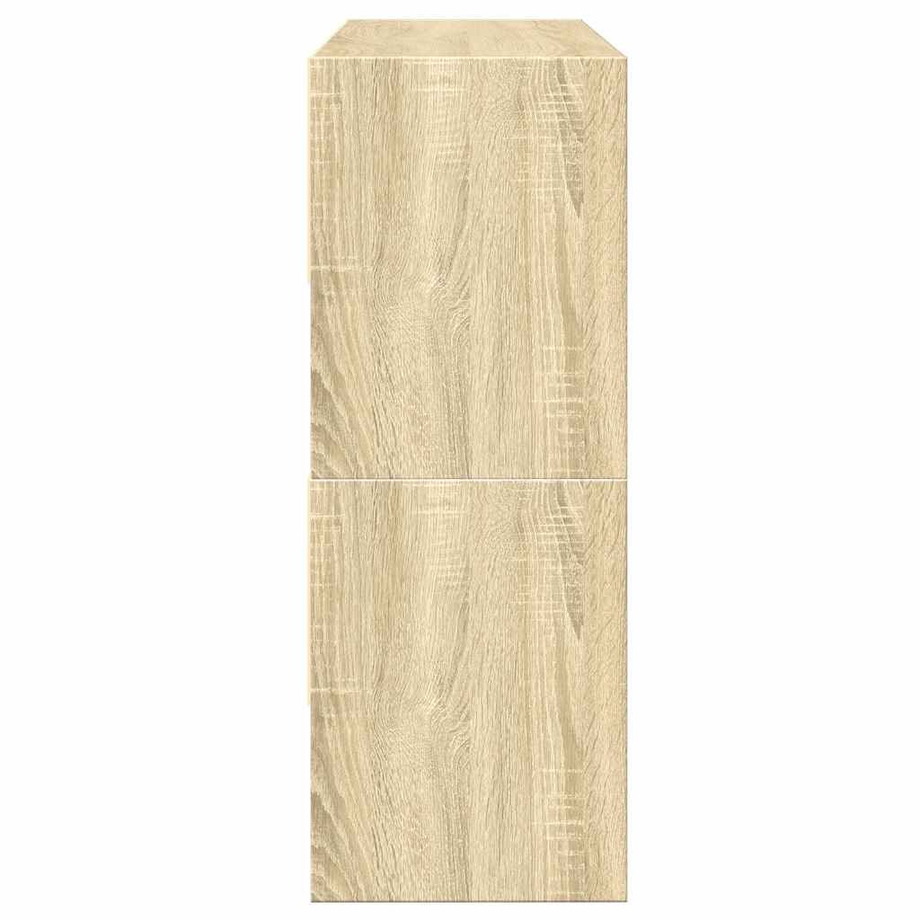 vidaXL Stojaki na buty 2 szt., sztaplowany, dąb sonoma, 89,5x30x40 cm