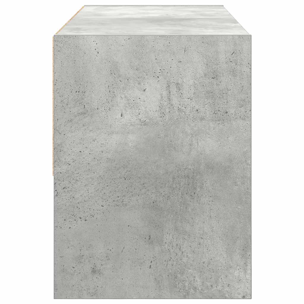 vidaXL Stojak na buty, sztaplowany, szarość betonu, 89,5x30x40 cm