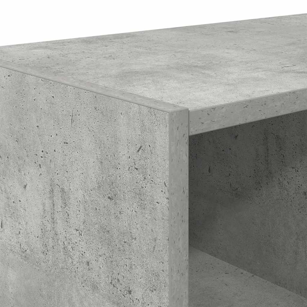 vidaXL Stojak na buty, sztaplowany, szarość betonu, 89,5x30x40 cm