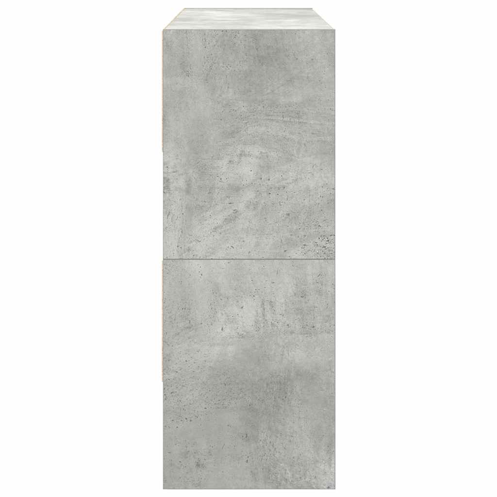 vidaXL Stojaki na buty 2 szt., szarość betonu, 89,5x30x40 cm