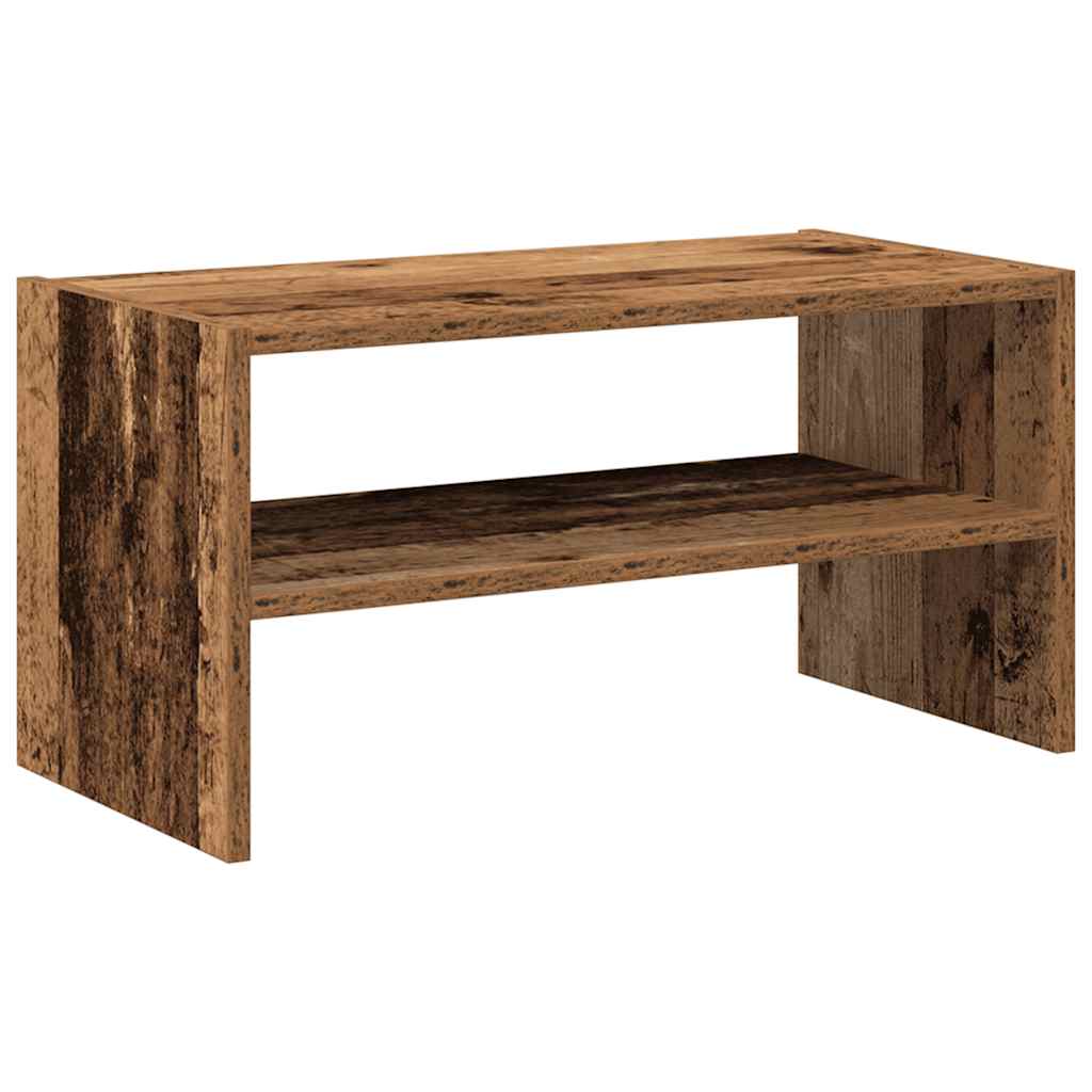 vidaXL Stojak na buty, sztaplowany, stare drewno, 60x30x30,5 cm