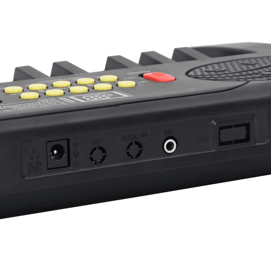 vidaXL 37 klawiszy pianina elektrycznego z mikrofonem dla dzieci