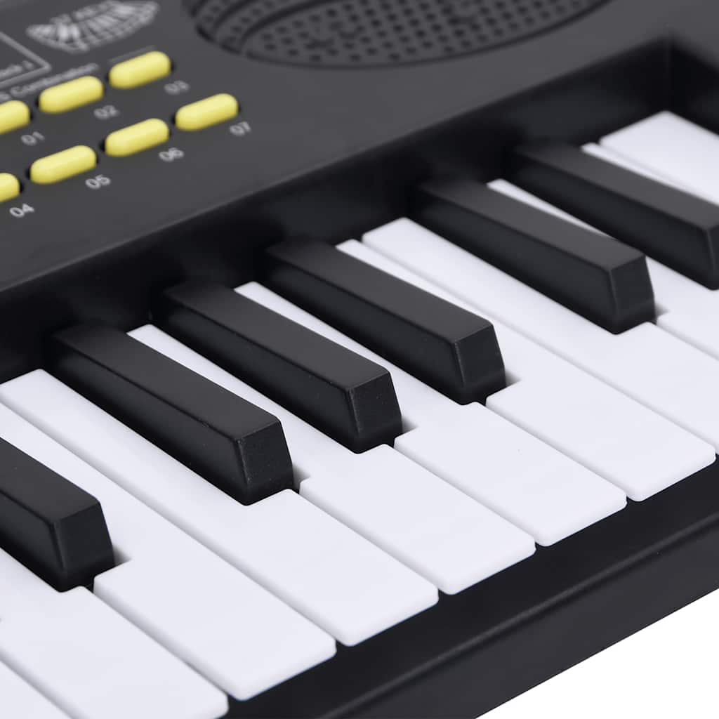 vidaXL 37 klawiszy pianina elektrycznego z mikrofonem dla dzieci