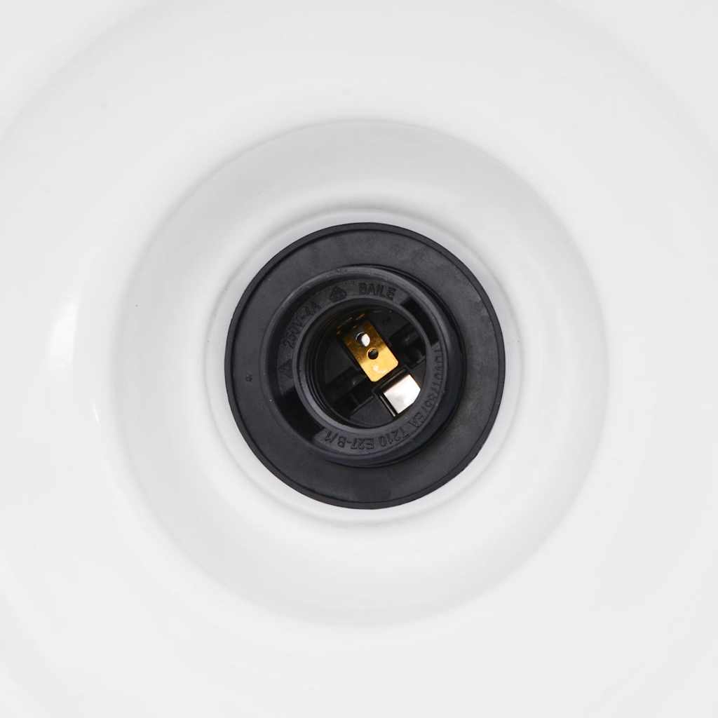 vidaXL Lampa wisząca z regulacją wysokości E27 połysk czerwony metal