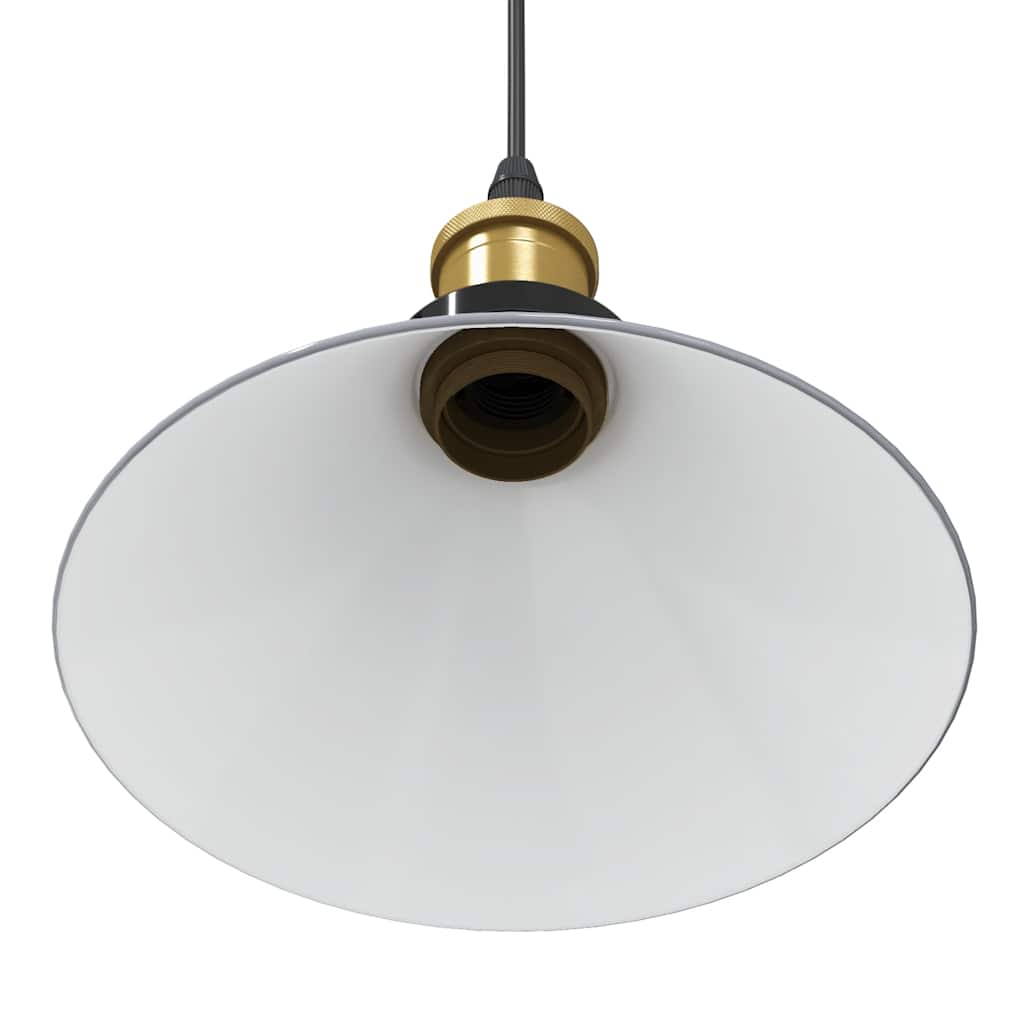 vidaXL Lampa wisząca z regulacją wysokości E27 połysk szary