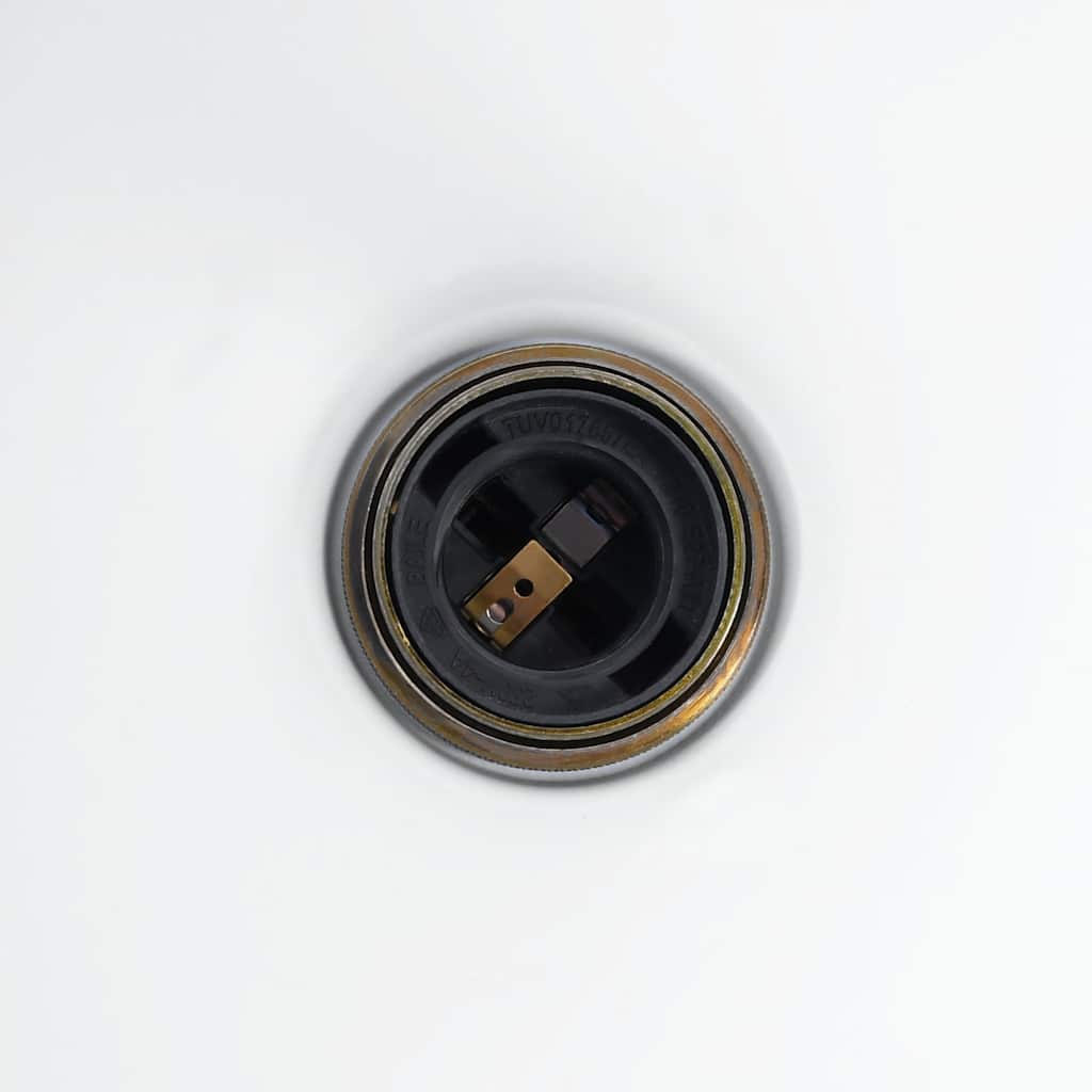 vidaXL Lampa wisząca z regulacją wysokości E27 połysk żółty