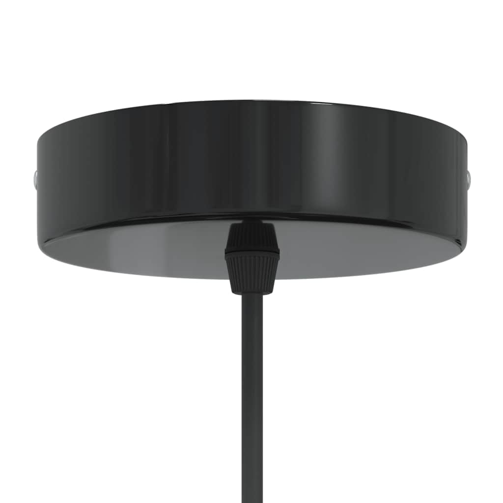 vidaXL Lampy wiszące 2 szt. Regulowana wysokość E27 Czarny Metal